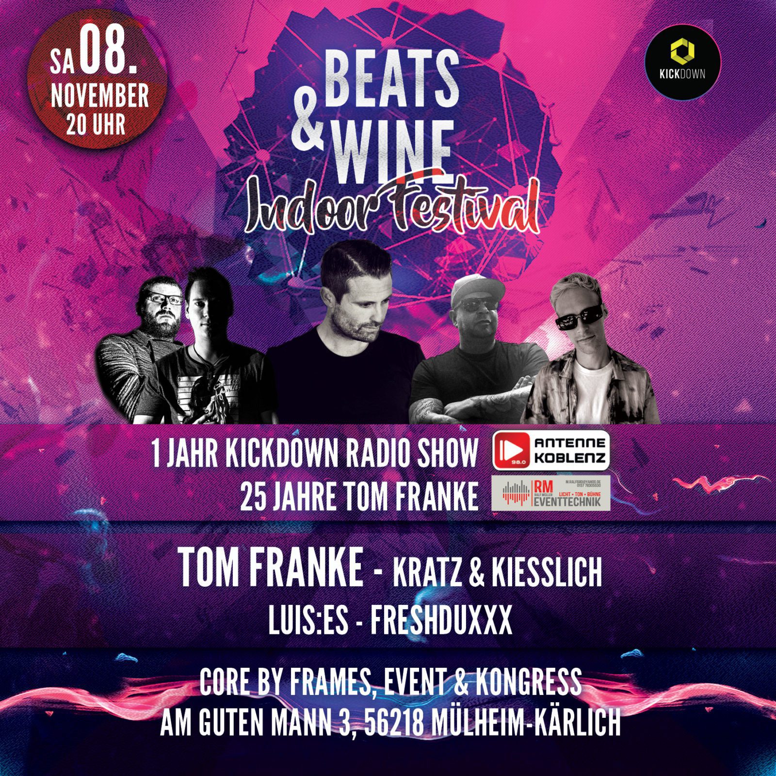 Beats & Wine Indoor Fes­ti­val 2025
