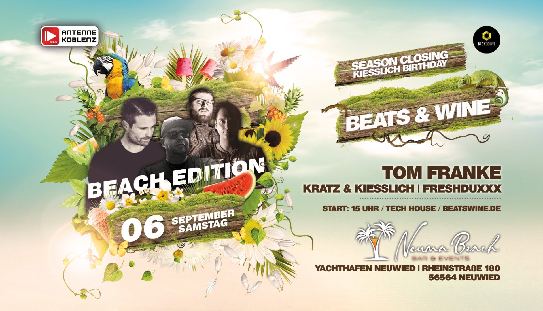 Beats Wine Beach Edition Neuma Beach 2025 Timeline Closing