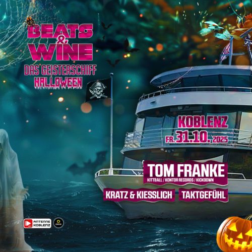 Beats & Wine - das Geisterschiff an Halloween