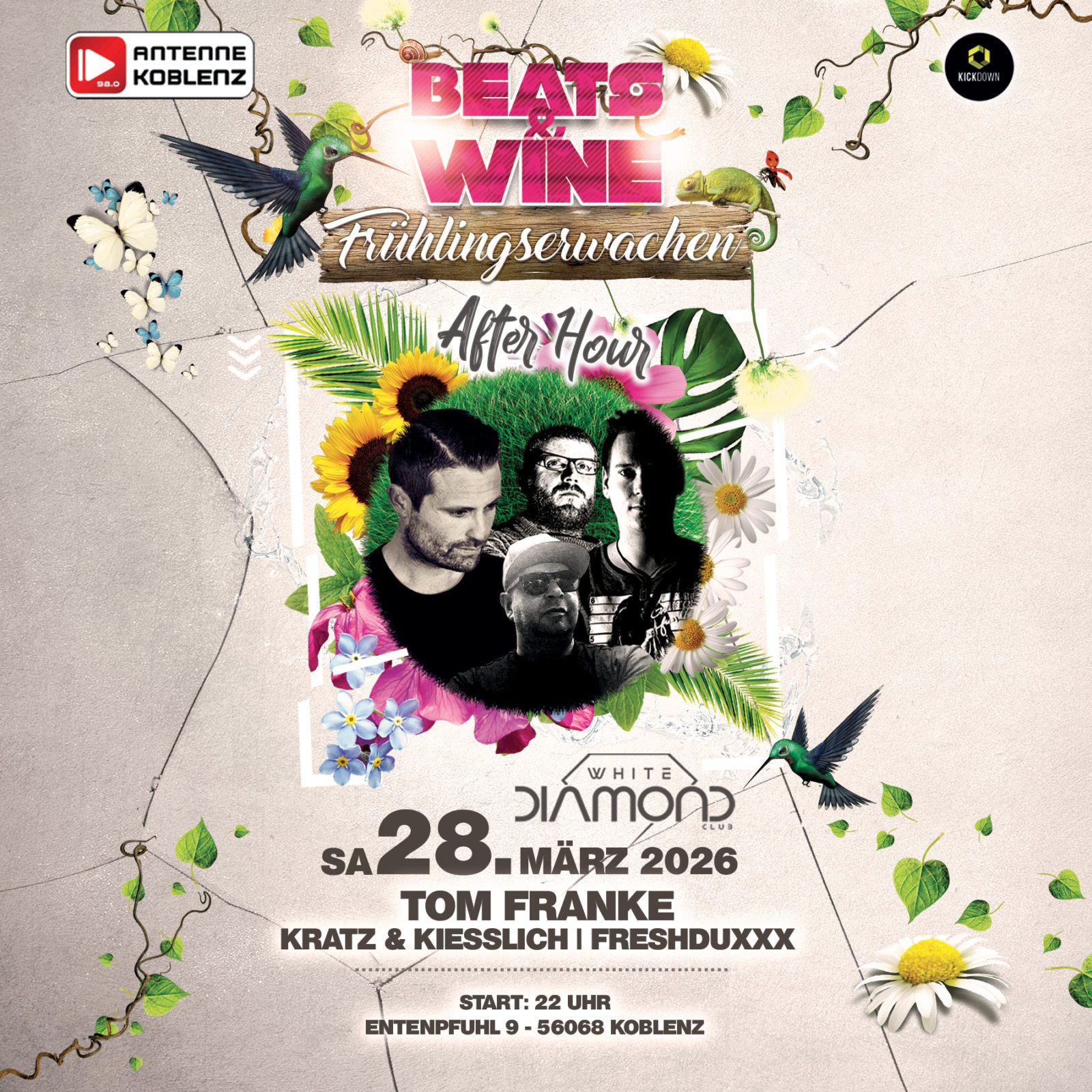 🎉 After Hour – Beats & Wine auf dem Rhein — Früh­lings­er­wa­chen 2026