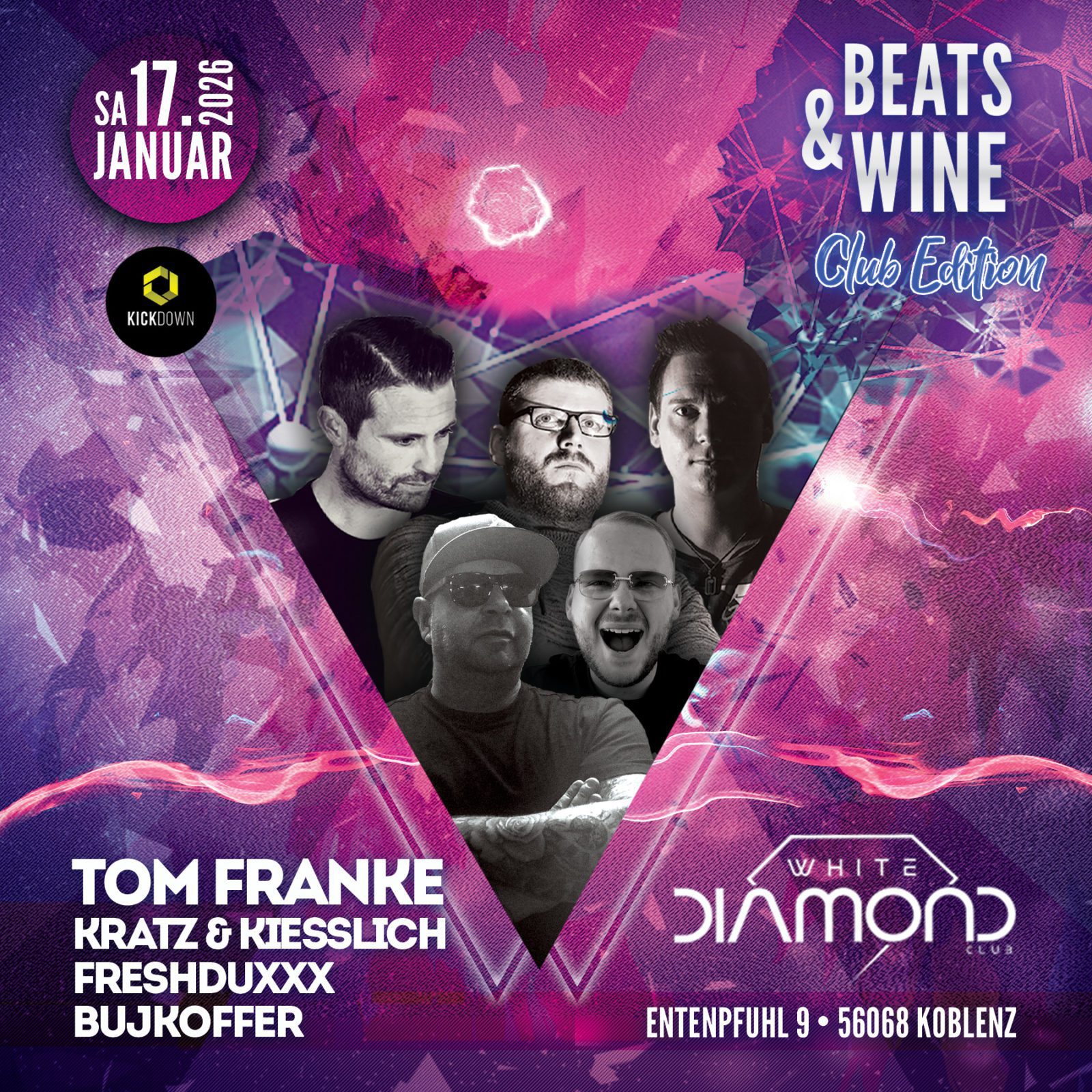 🎶 Beats & Wine – Club Edi­ti­on — Koblenz