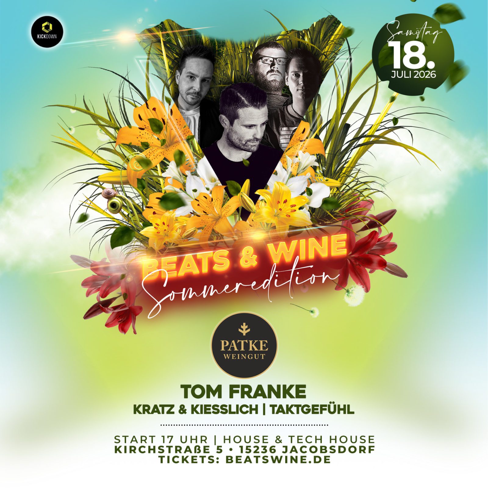 Beats & Wine – Wein­gut Pat­ke — Jacobs­dorf / Ber­lin