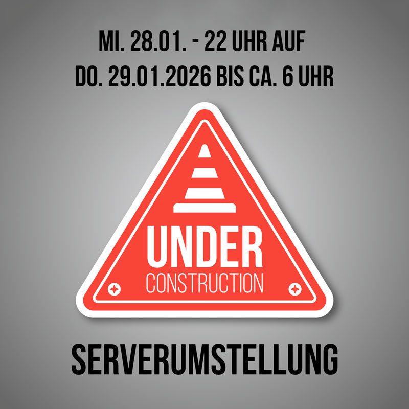 Server Umstellung Kickdown