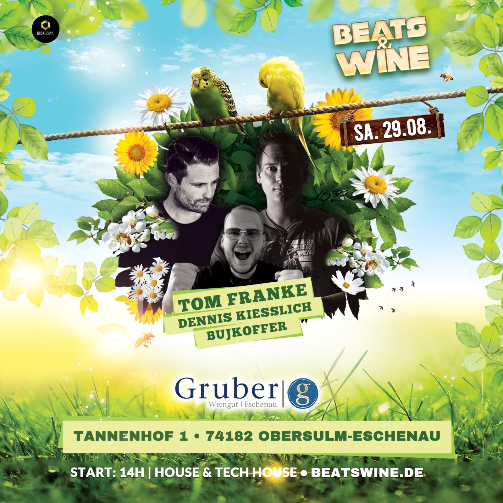 Beats & Wine – Wein­gut Gru­ber in Ober­sulm-Eschen­au