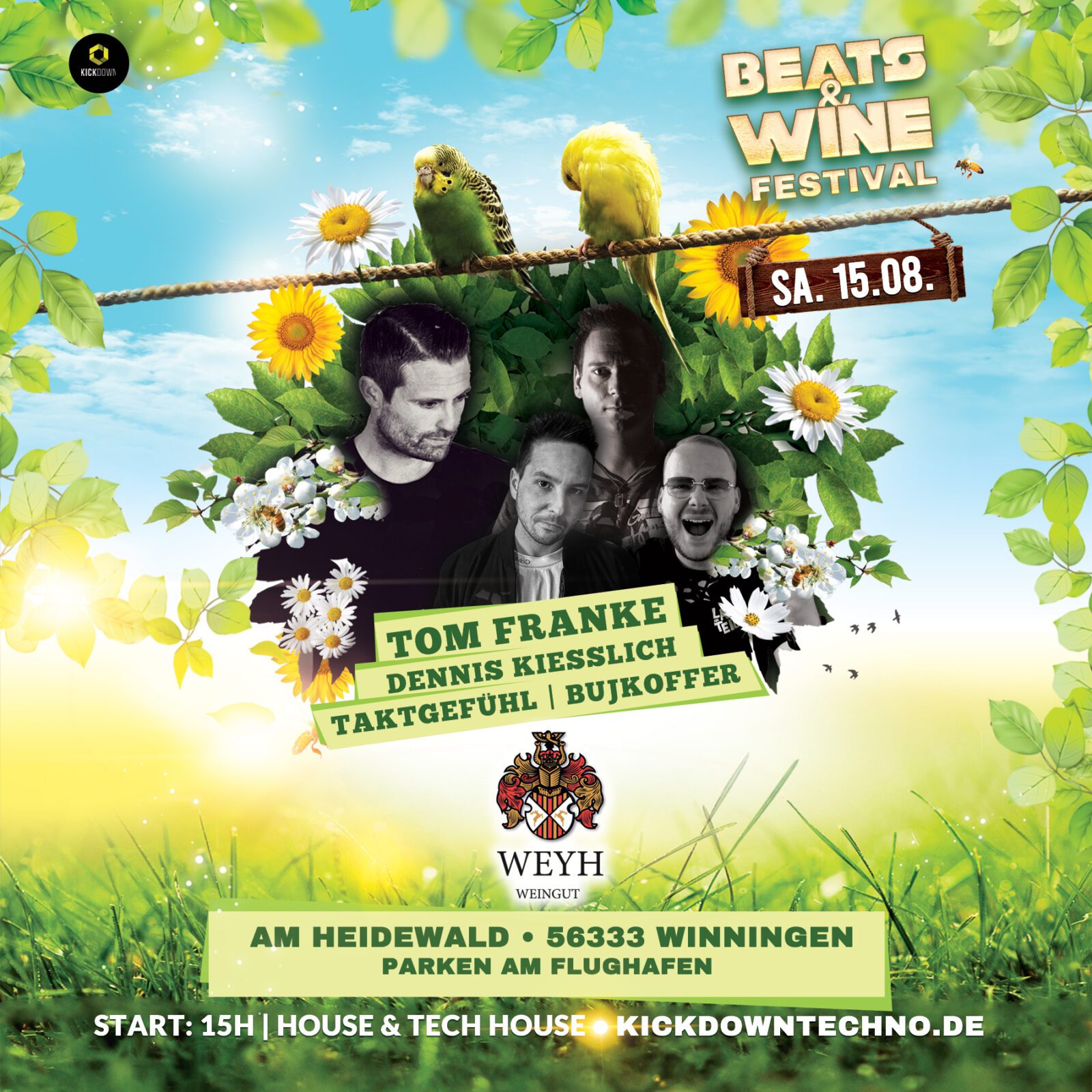 Beats & Wine — Som­mer­fes­ti­val 2026 (Wein­ber­ge)
