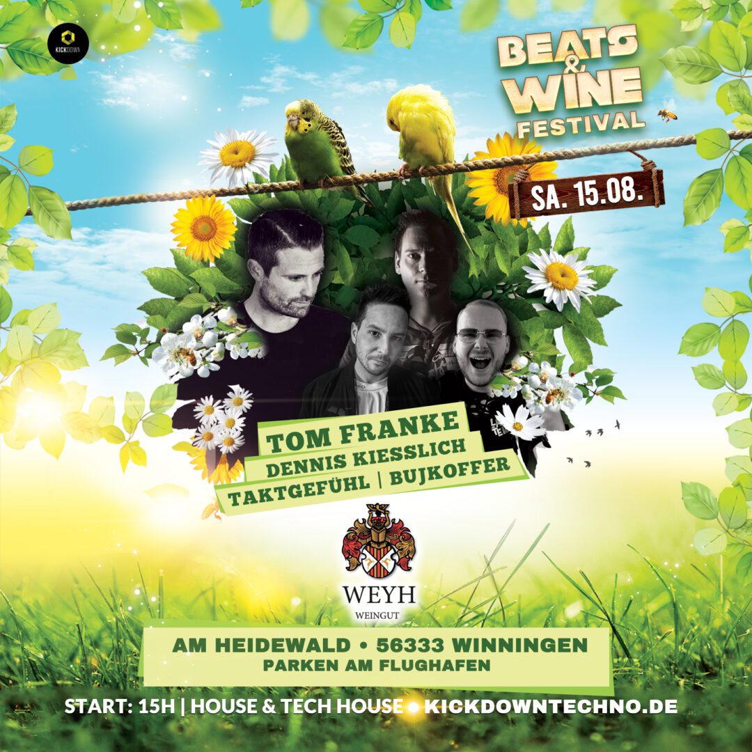 Beats & Wine — Sommerfestival 2026 (Weinberge)