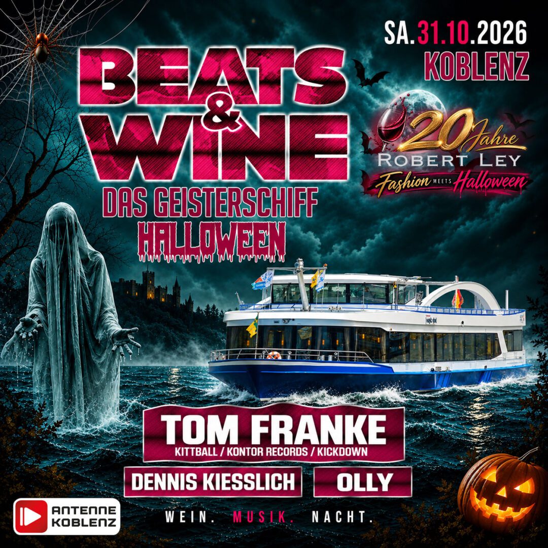👻 Beats & Wine – Das Geisterschiff Halloween 2026