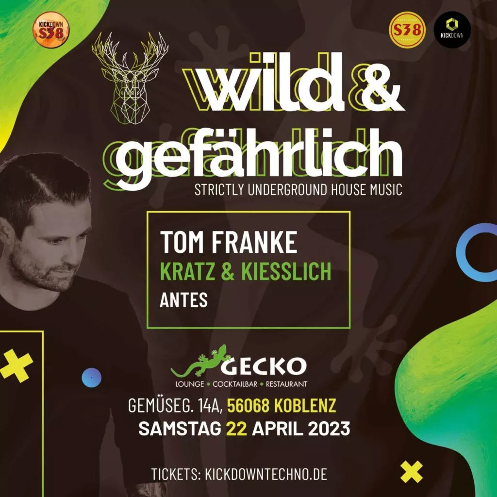 Wild & Gefähr­lich — Gecko Lounge Koblenz