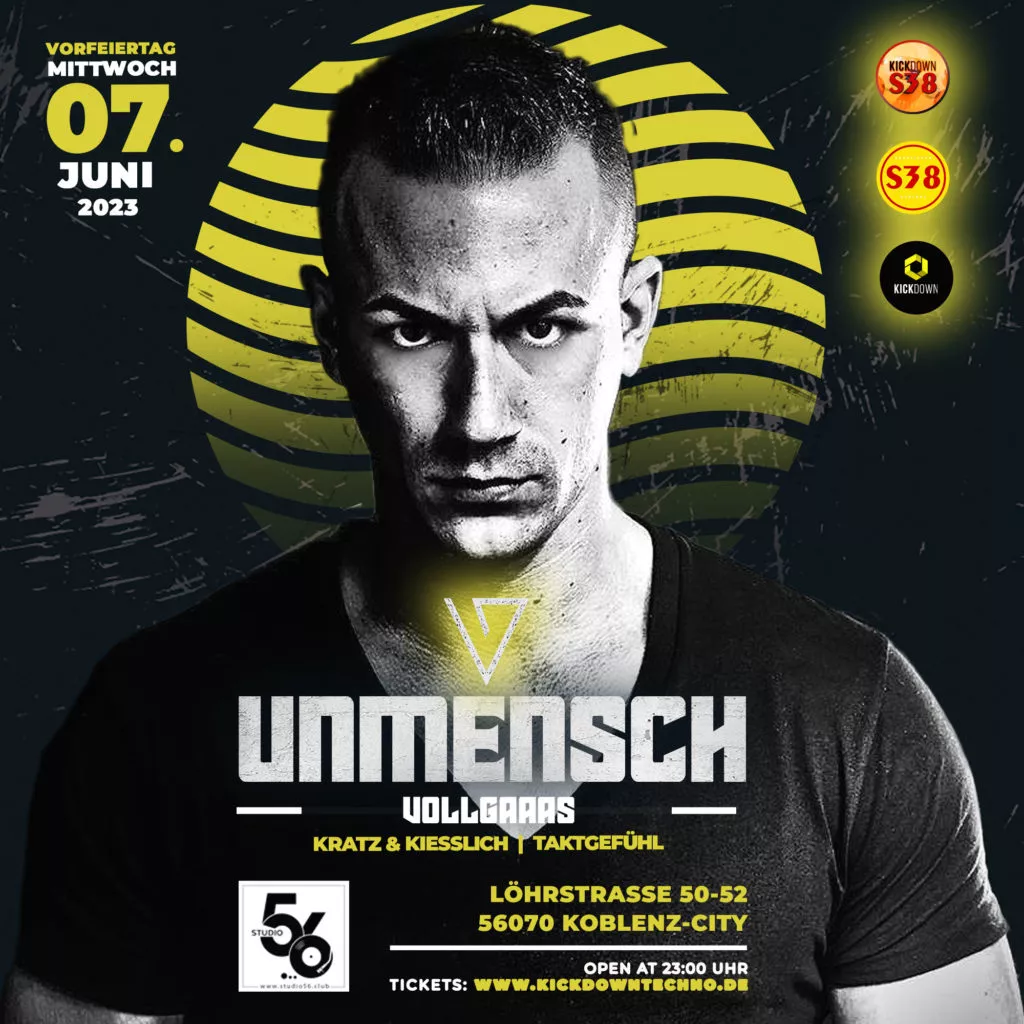 Unmensch (Voll­gaaas) — Studio56 Koblenz