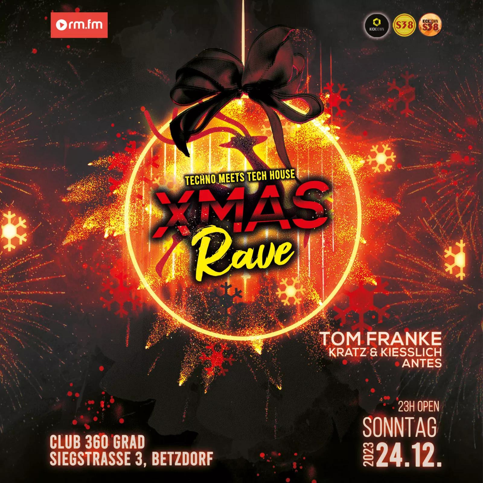 X‑Mas Rave — Club 360 Grad Betz­dorf