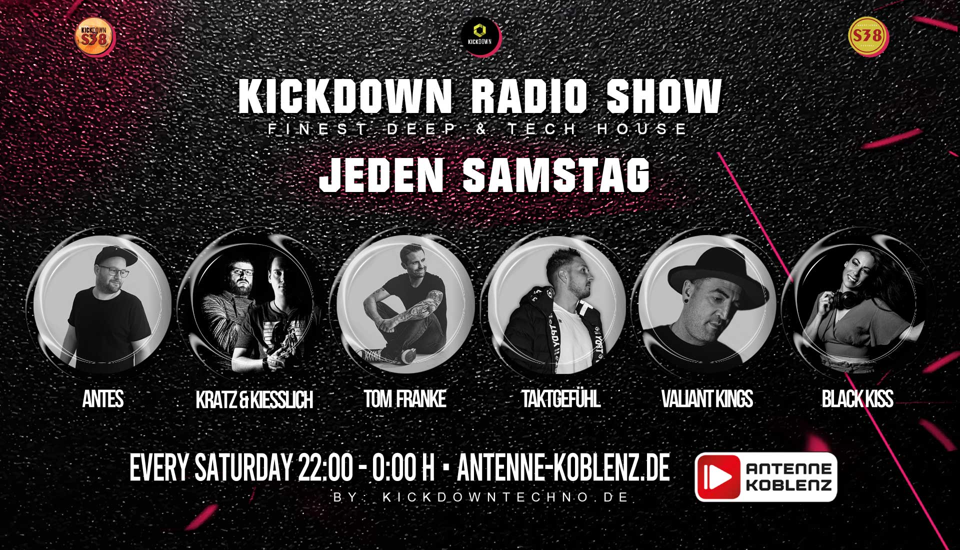 Kickdown Radio Show Antenne Koblenz Timeline