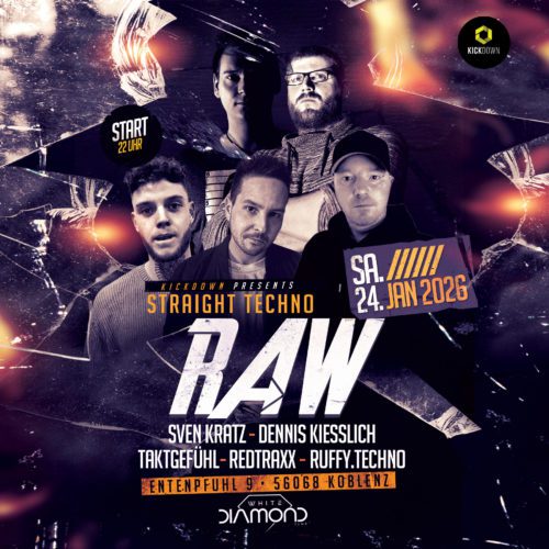 🔥 RAW – Straight Techno Night in Koblenz